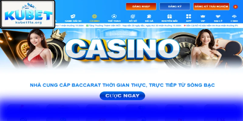 Casino Kubet11 phát livestream có dàn Dealer xinh đẹp