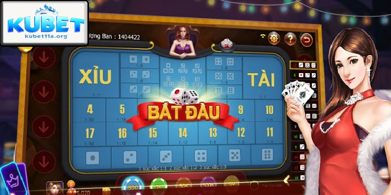 Đánh tài xỉu trực tuyến dễ dàng tại nhà cái Kubet11