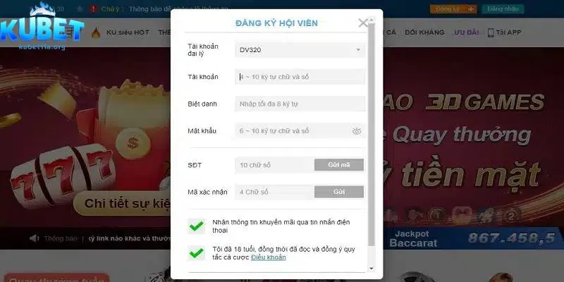 Hướng dẫn Kubet11 qua các bước đăng ký vô cùng đơn giản