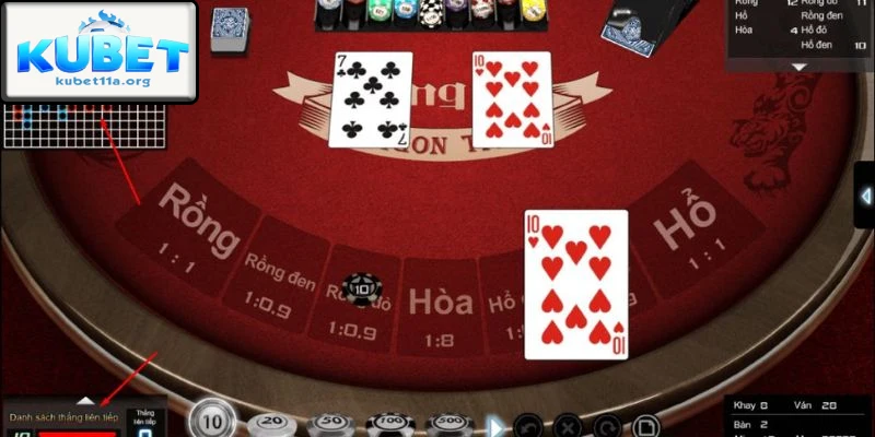 Rồng hổ online có gameplay siêu đơn giản